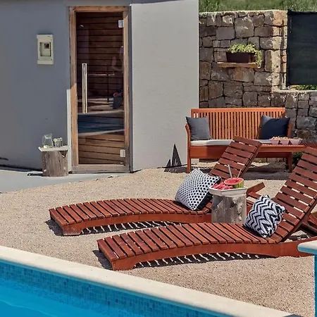 Vila Luxury Villa,private Pool, Sauna,jacuzzi,near Split Srinjine